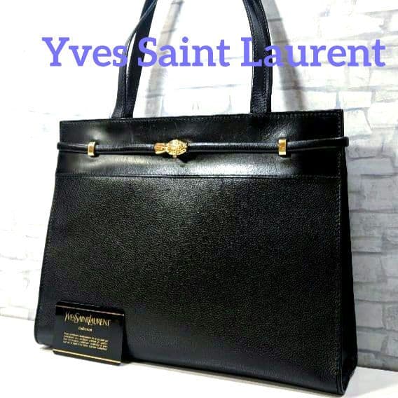 ✨希少✨美品✨　イヴサンローラン　トートバッグ　リヴゴーシュ　ビジネス　レザー