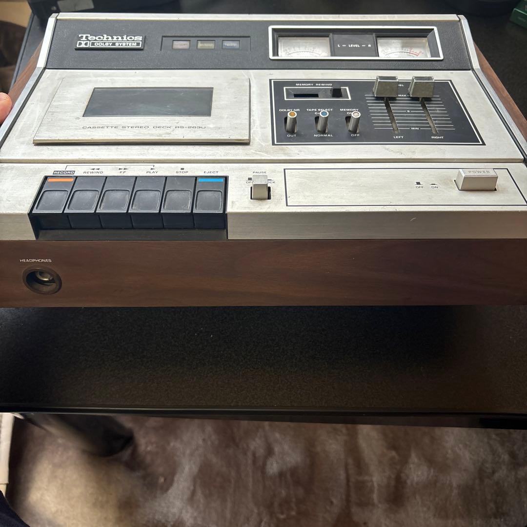 テクニクス　カセットデッキRS-263U