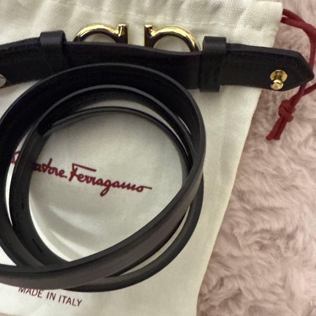 Salvatore Ferragamo レザーベルト103㎝