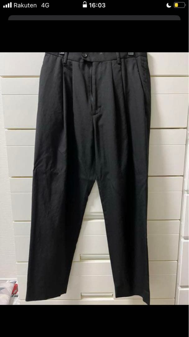 パンツ stein wide tapered trousers