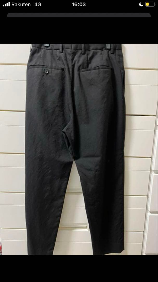 パンツ stein wide tapered trousers