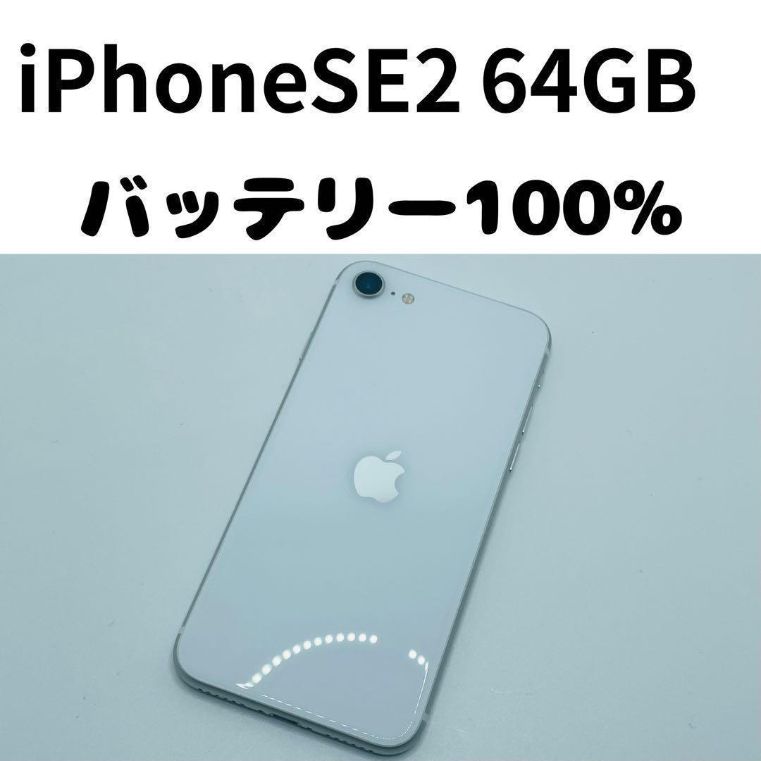 【格安美品】iPhone SE2 64GB simフリー本体 313