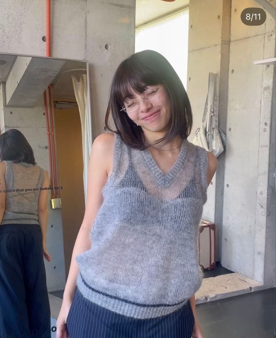 ＜Bookworm’s knit vest ＞HEAP underwear