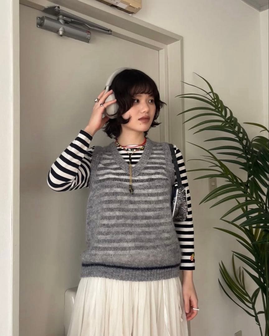 ＜Bookworm’s knit vest ＞HEAP underwear