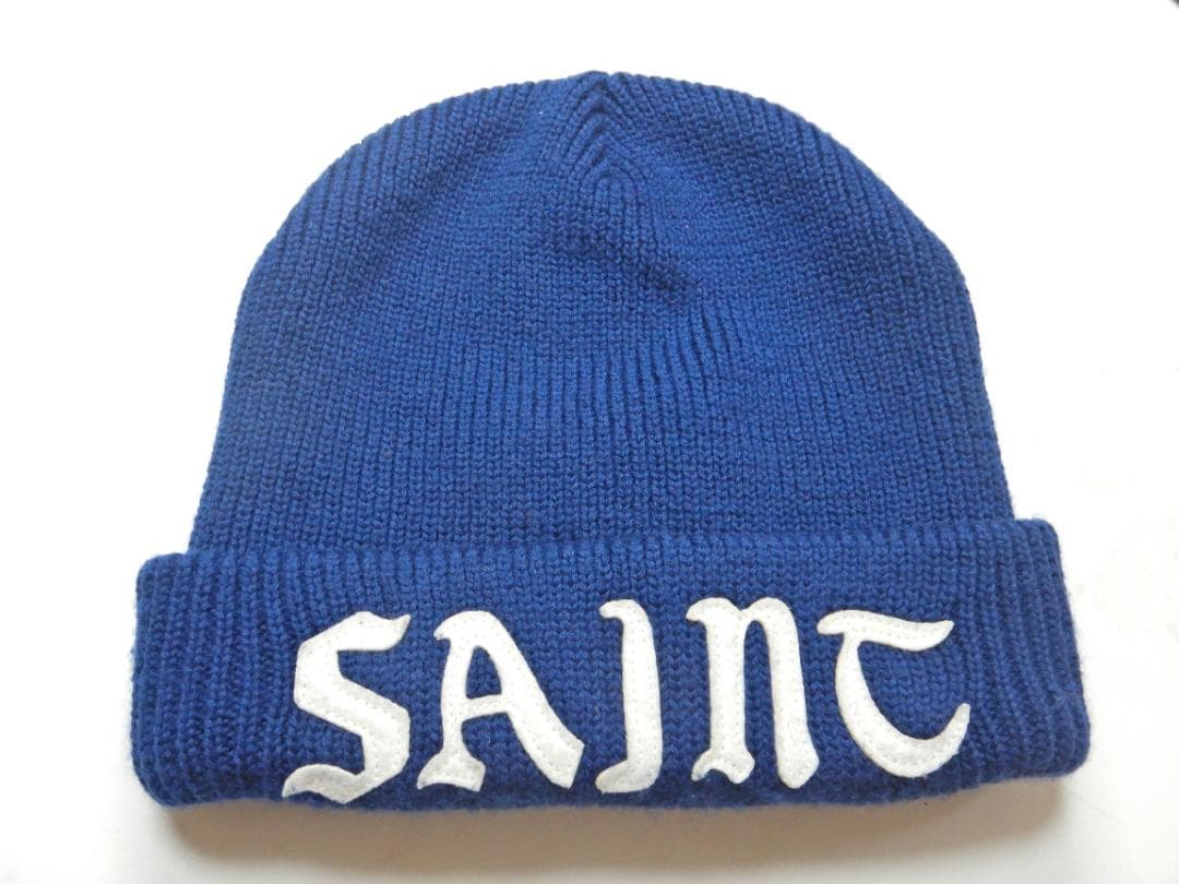 ロ*)様 SAINT Mxxxxxx MX6 ビーニー ニット帽 ブルー セント