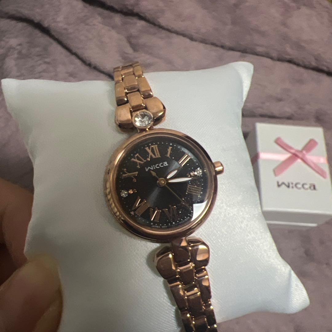 即購入可　wicca 腕時計　ソーラー