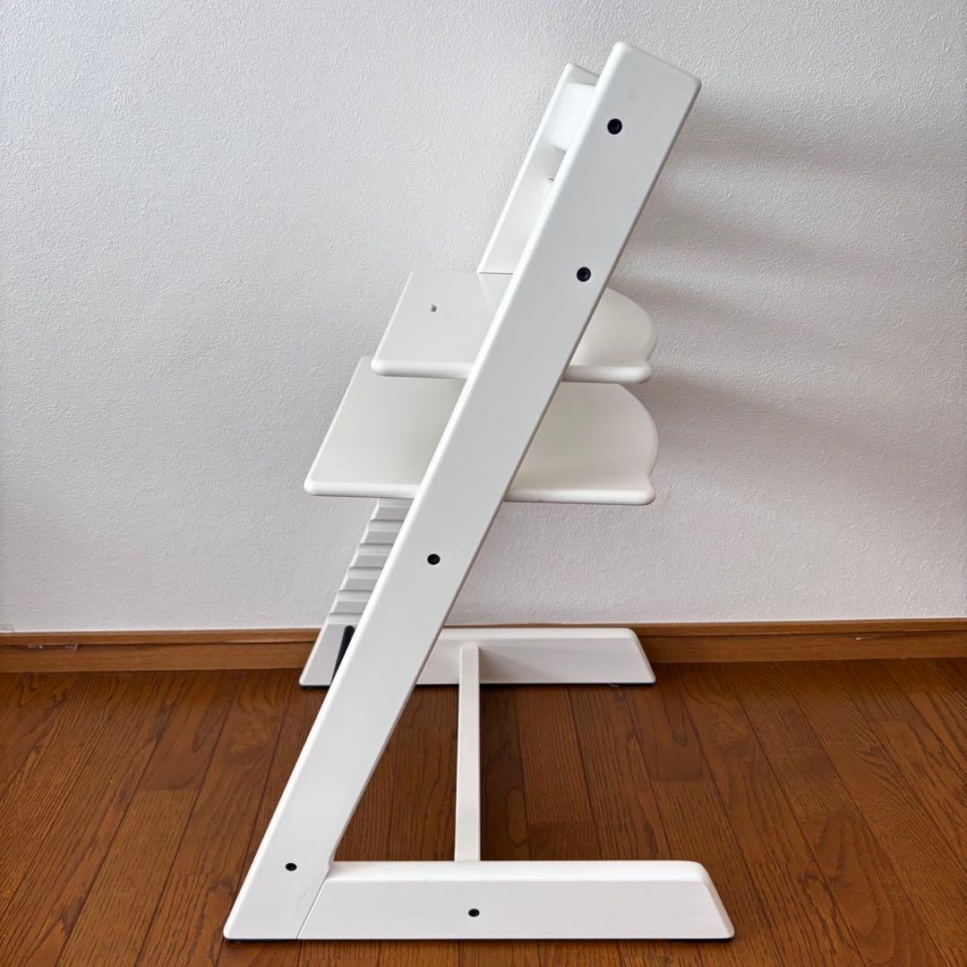 ＊美品＊ストッケ　トリップ トラップ　ベビーチェア+ベビーセット　ホワイト