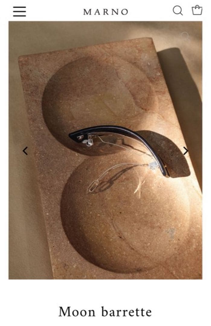 Marno Moon barrette マーノムーンバレッタ　丸林広奈