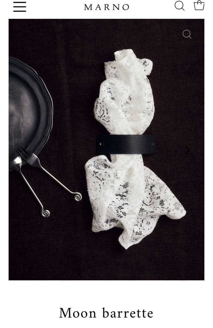 Marno Moon barrette マーノムーンバレッタ　丸林広奈