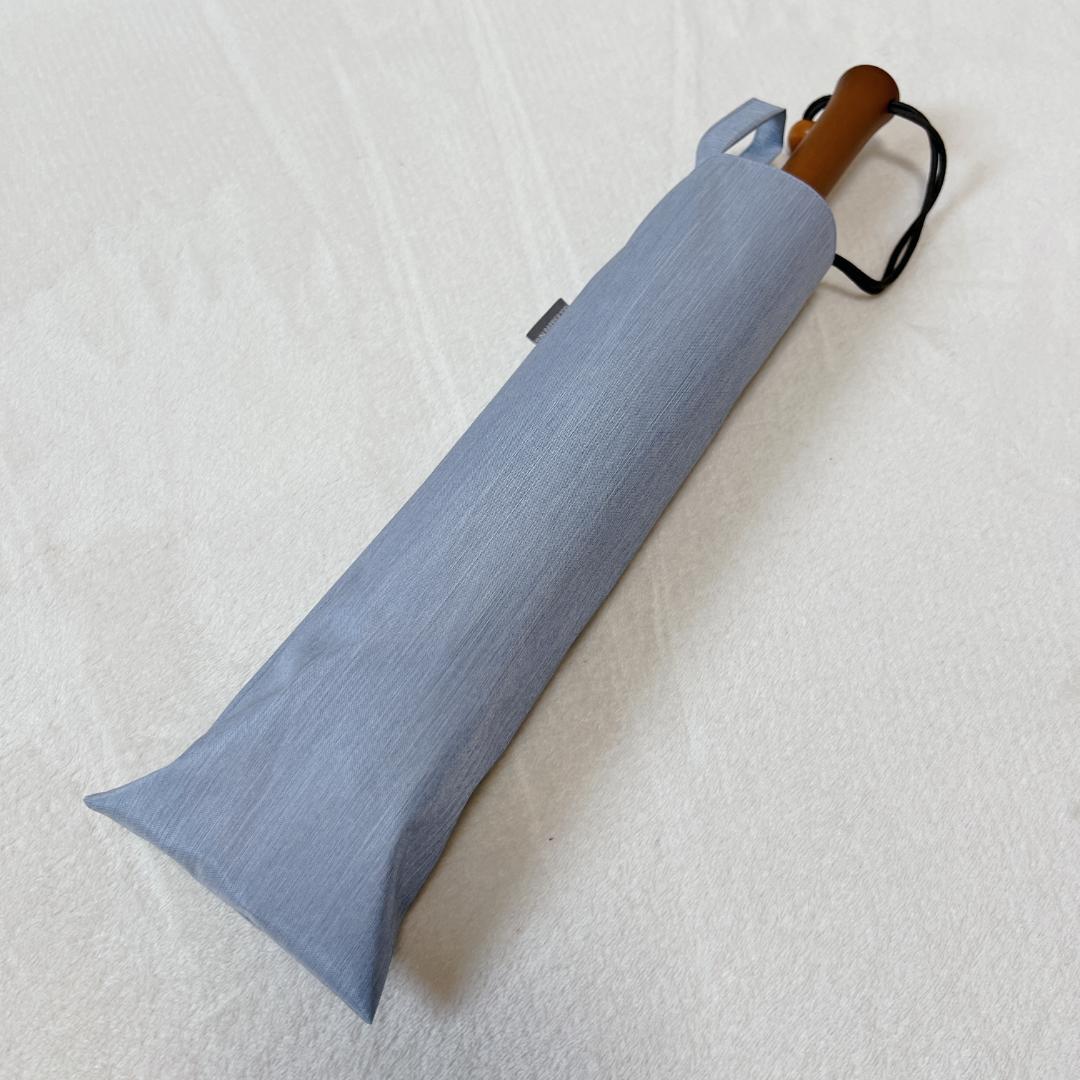 サンバリア100　日傘　２段折 / フロスト(ブルー)