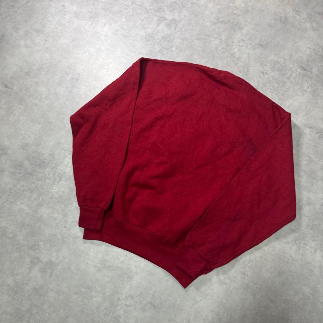 NIKE 90s スウェット トレーナー 刺繍ロゴ ファイヤーロゴ レッド L
