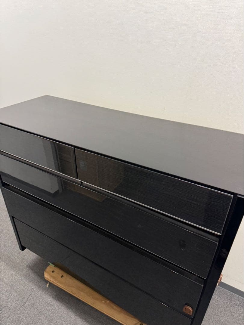 木製タンス　引き出し　洋服収納　小物入れ付き