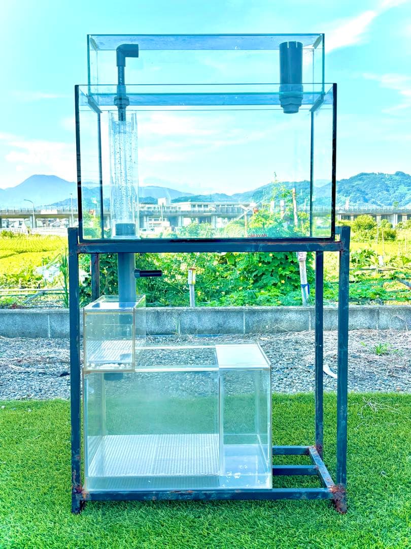 ☆値下げ☆オーバーフロー水槽 リフジウム　アクリル濾過層☆おまけ付き☆