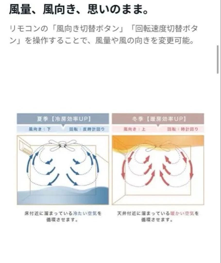 新品 LOWYA シーリングファンライト 無印のLED電球付き