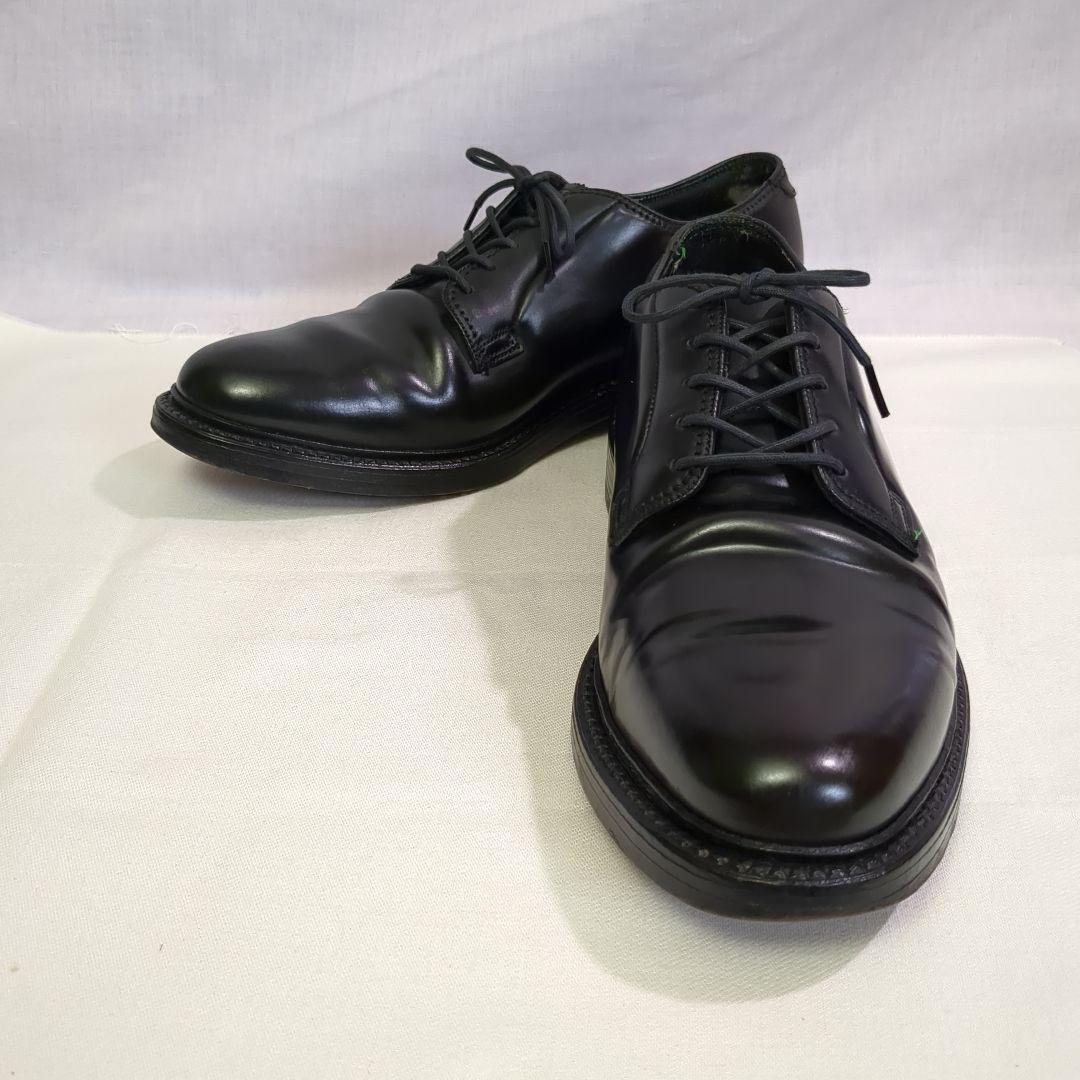 【ロイヤルインペリアル】プレーントゥ ブラック USA製【フローシャイム】