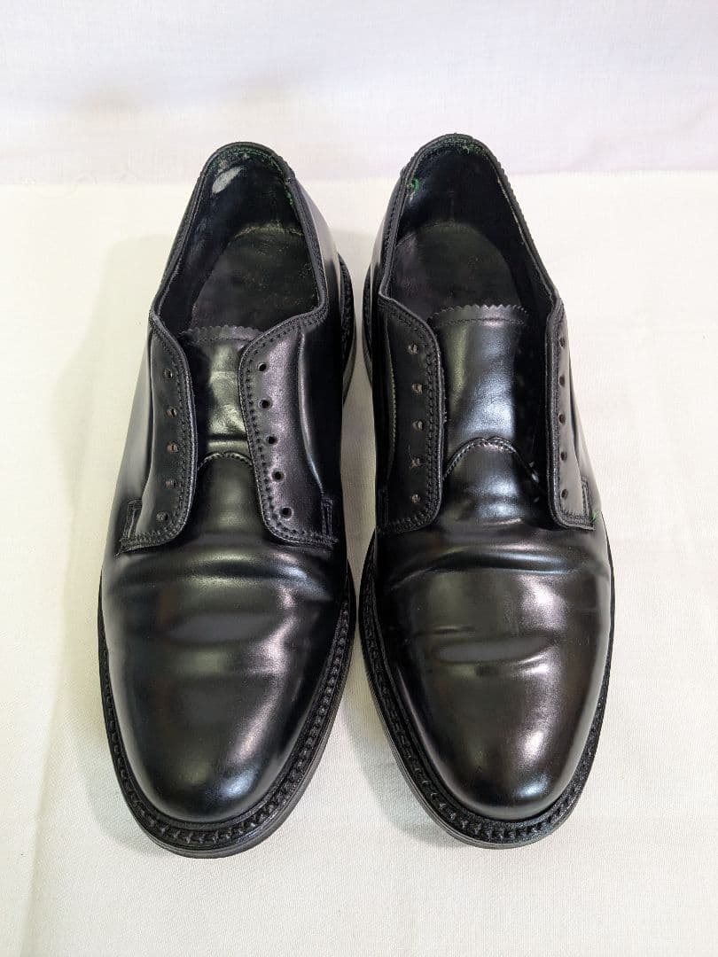 【ロイヤルインペリアル】プレーントゥ ブラック USA製【フローシャイム】