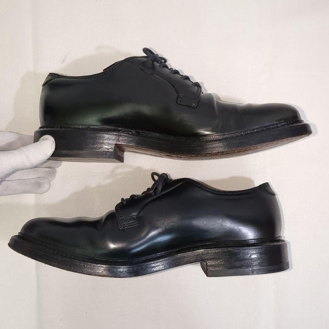 【ロイヤルインペリアル】プレーントゥ ブラック USA製【フローシャイム】