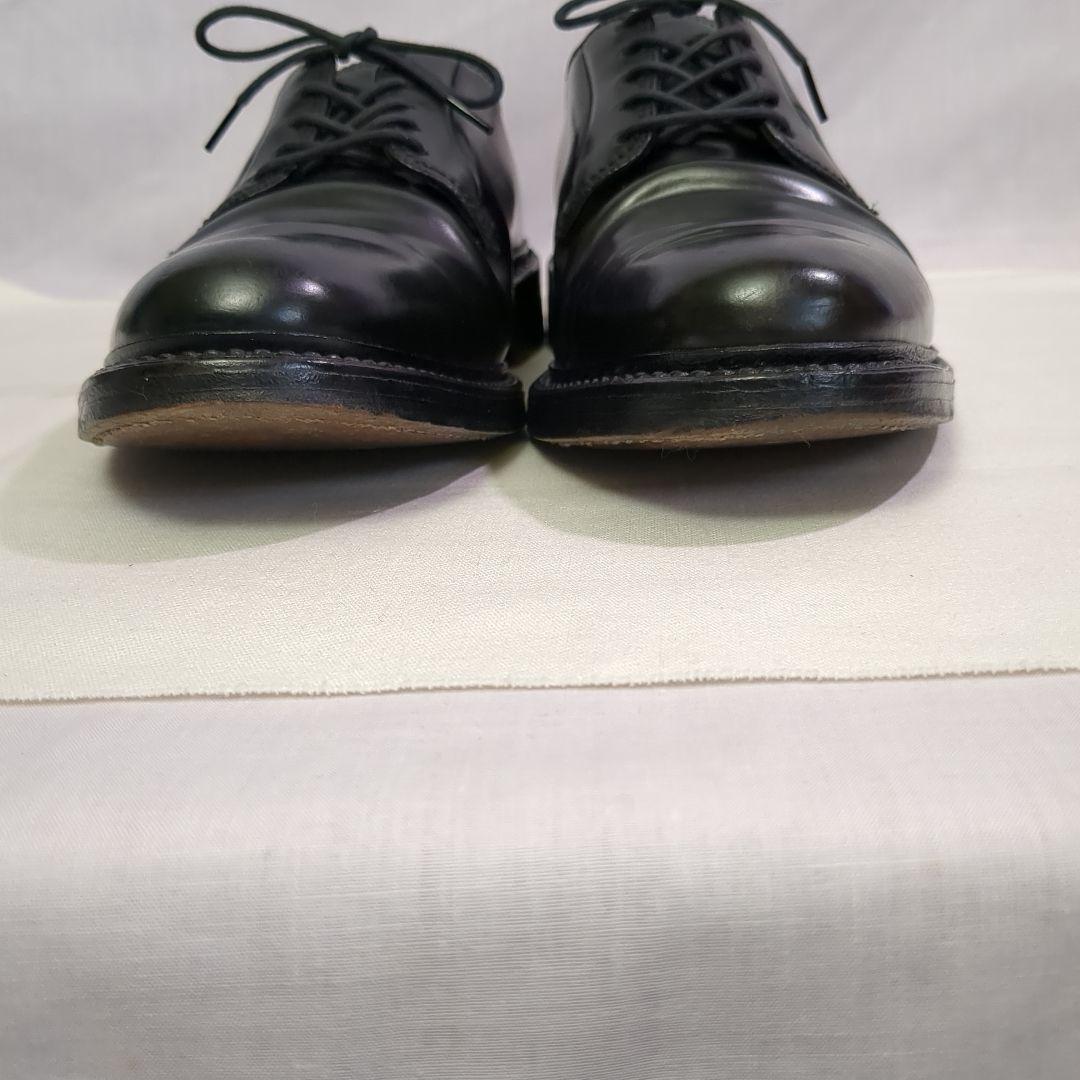 【ロイヤルインペリアル】プレーントゥ ブラック USA製【フローシャイム】