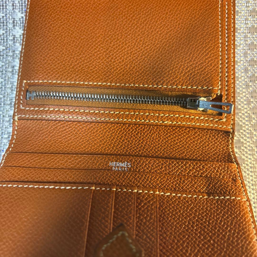 セール★ エルメス　ゴールド　ブラウン　エプソン