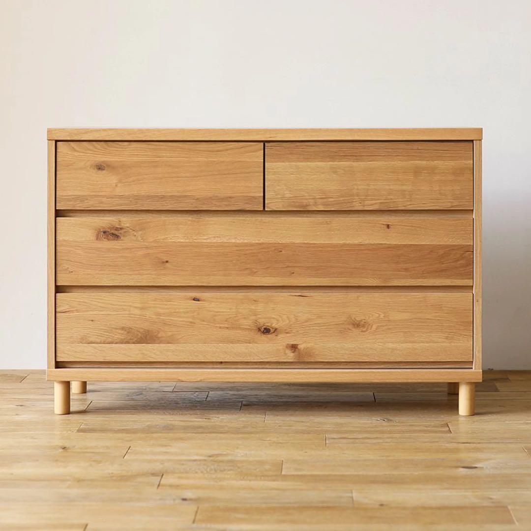 日本製 チェスト HAUTA ハウタ 幅110 キャビネット 収納 引出し収納