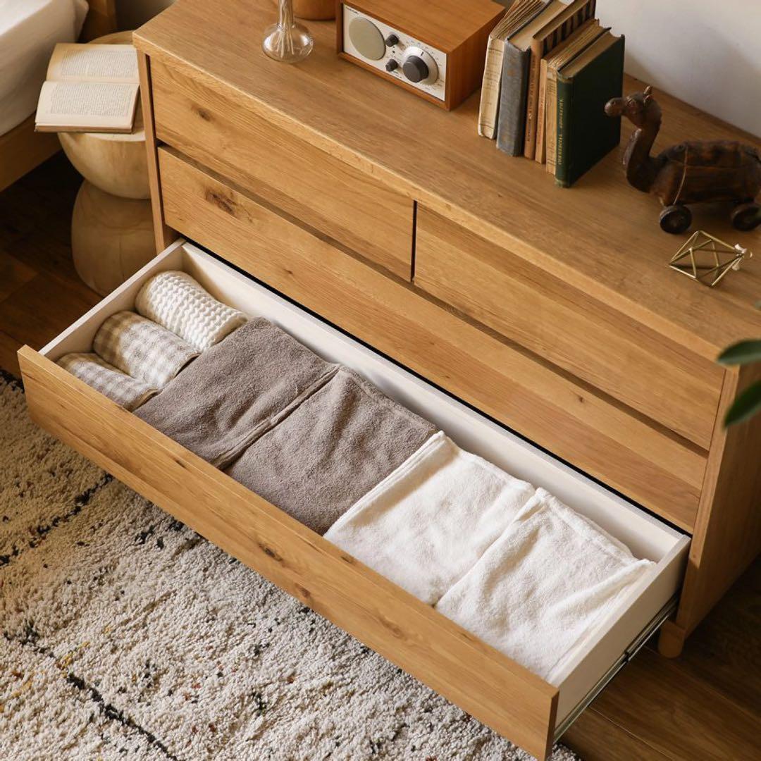 日本製 チェスト HAUTA ハウタ 幅110 キャビネット 収納 引出し収納