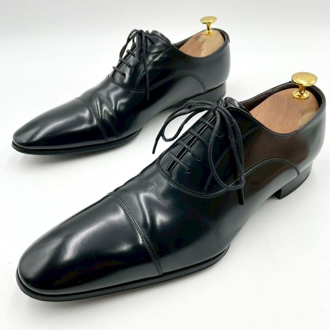 リーガル 011R ストレートチップ ブラック 25.5cm 革靴 Y1239