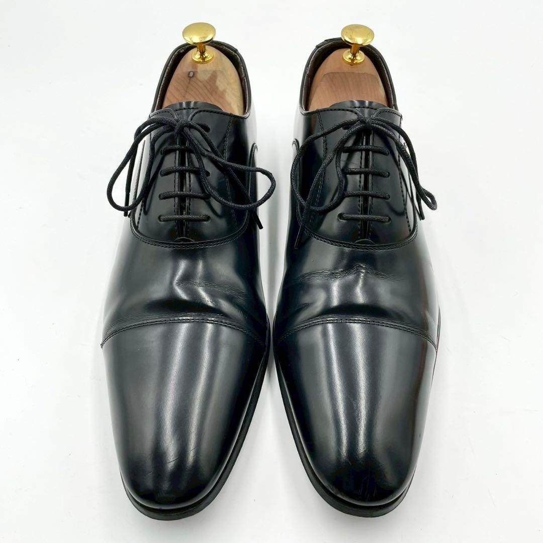 リーガル 011R ストレートチップ ブラック 25.5cm 革靴 Y1239