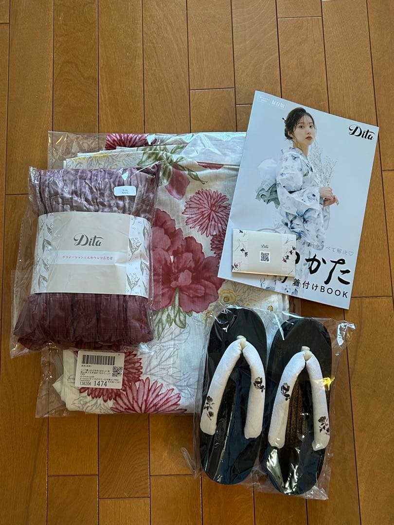 Dita 浴衣5点セット和歌山染工日本染