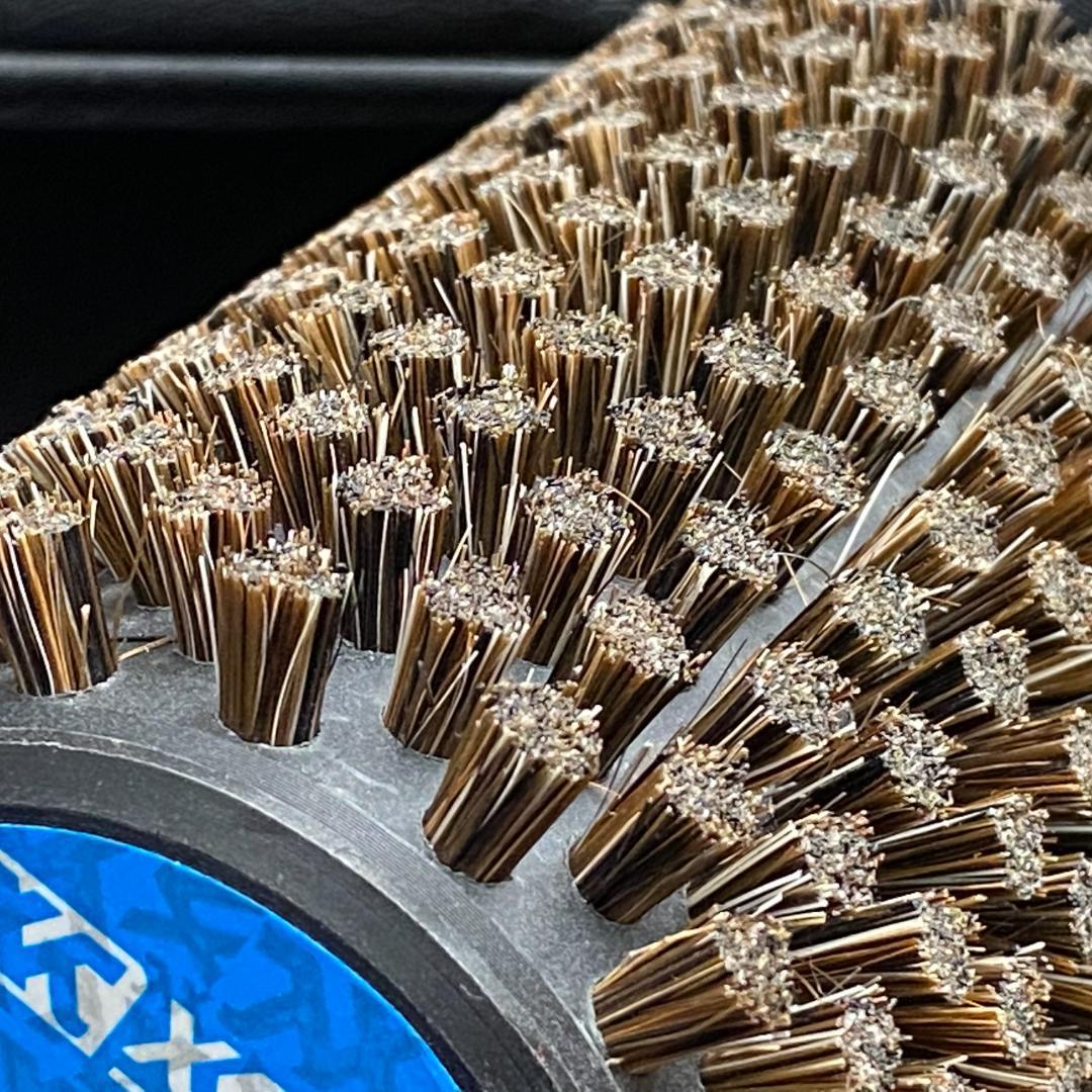 ロトブラシ４点（ブロンズ、馬毛、ナイロン、コルク）＋シャフトハンドルセット