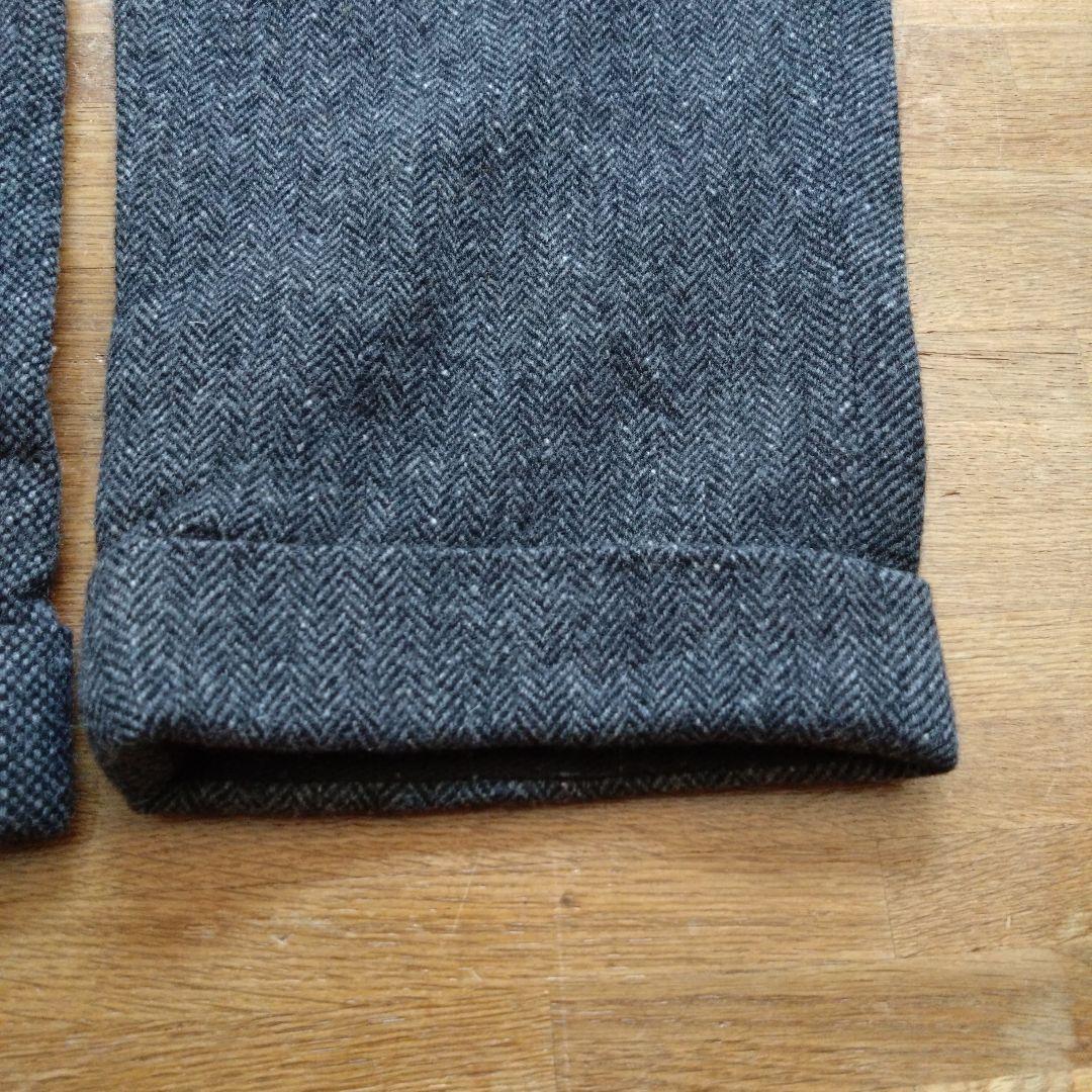 程度良好 エンジニアードガーメンツ ウールパンツ ヘリンボーン w36