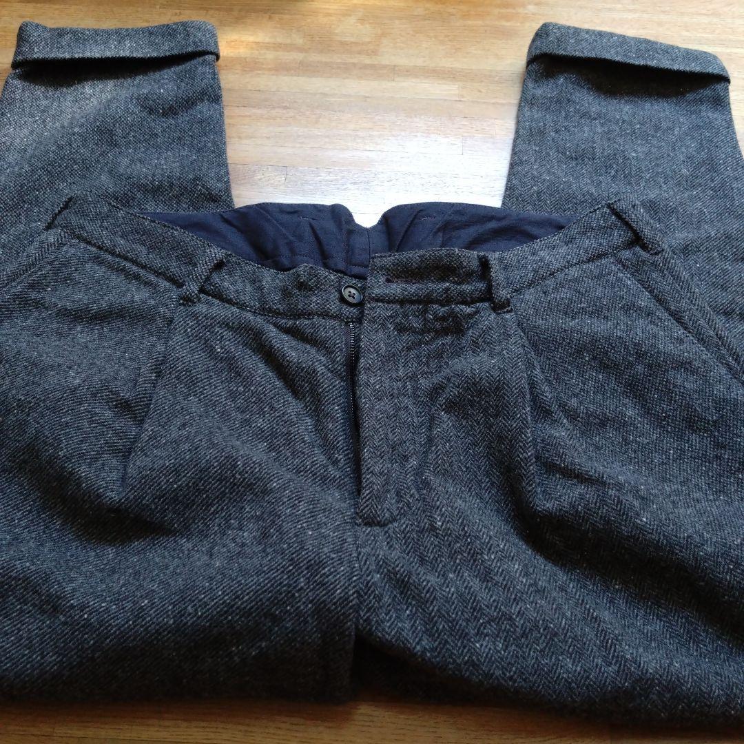 程度良好 エンジニアードガーメンツ ウールパンツ ヘリンボーン w36