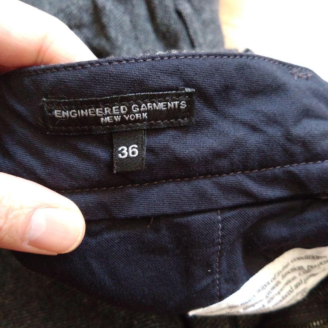 程度良好 エンジニアードガーメンツ ウールパンツ ヘリンボーン w36