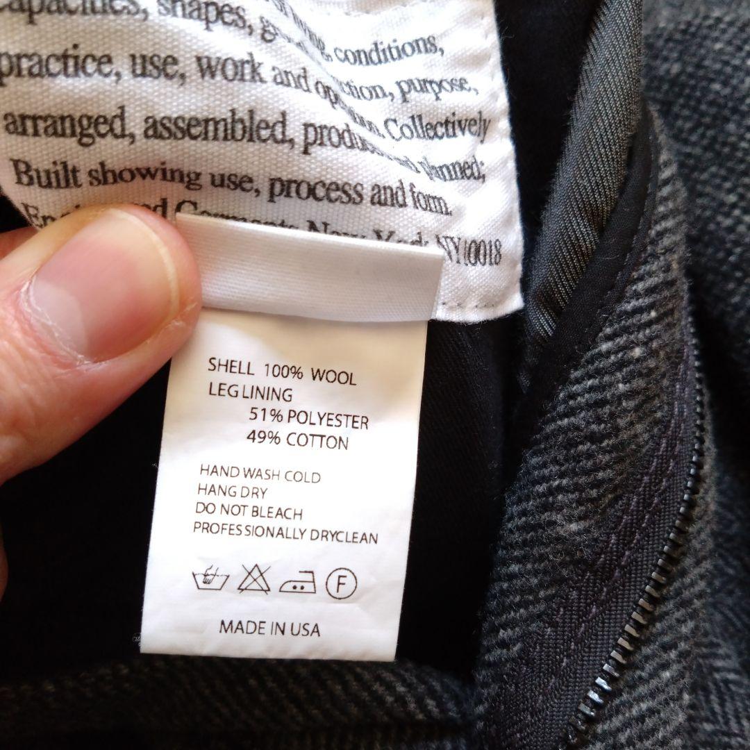 程度良好 エンジニアードガーメンツ ウールパンツ ヘリンボーン w36