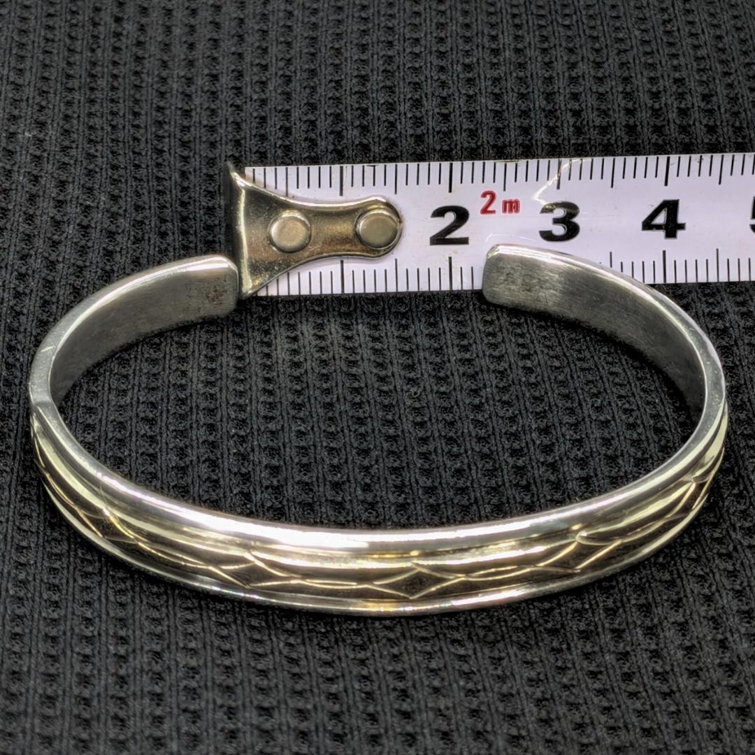 Navajo(ナバホ) Bruce Morgan 14K×SV バングル