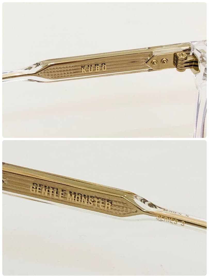 未使用に近い 試着のみ ジェントルモンスター series S KUBO クリア