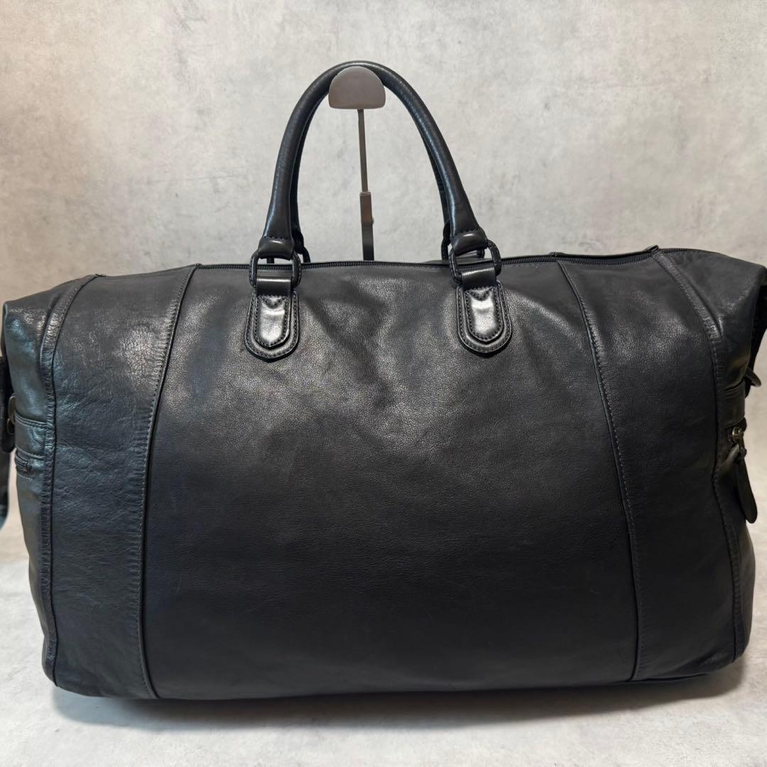 大容量 ポーター ボストンバッグ 2way オールレザー ブラック