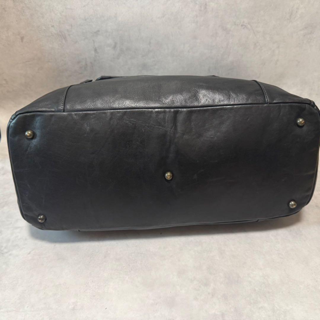 大容量 ポーター ボストンバッグ 2way オールレザー ブラック