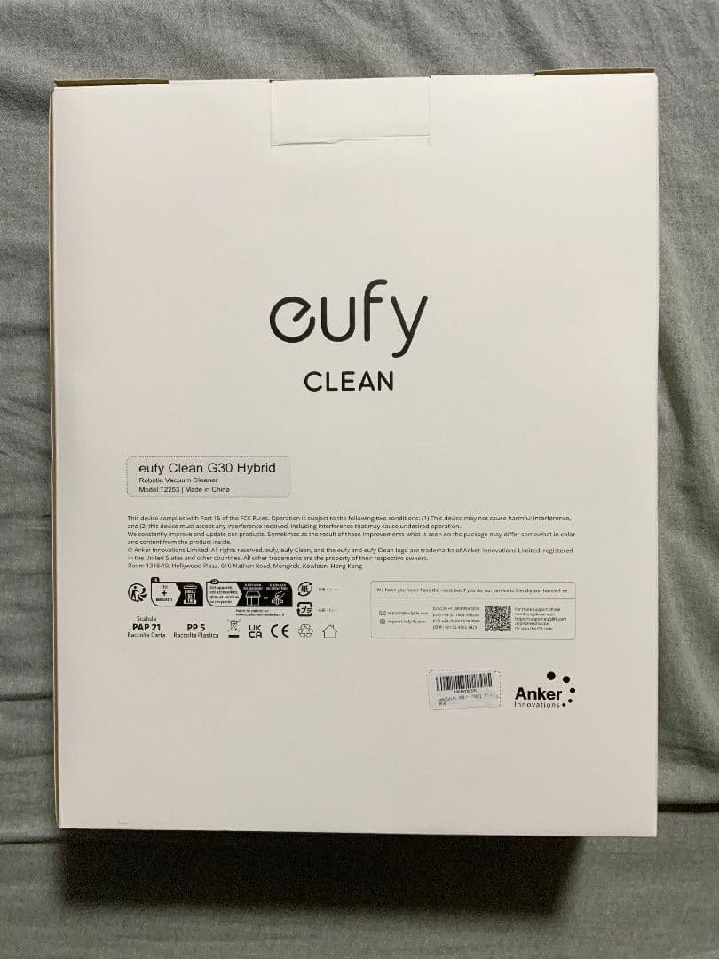 【美品】eufy RoboVac G30 Hybrid ブラック 本体