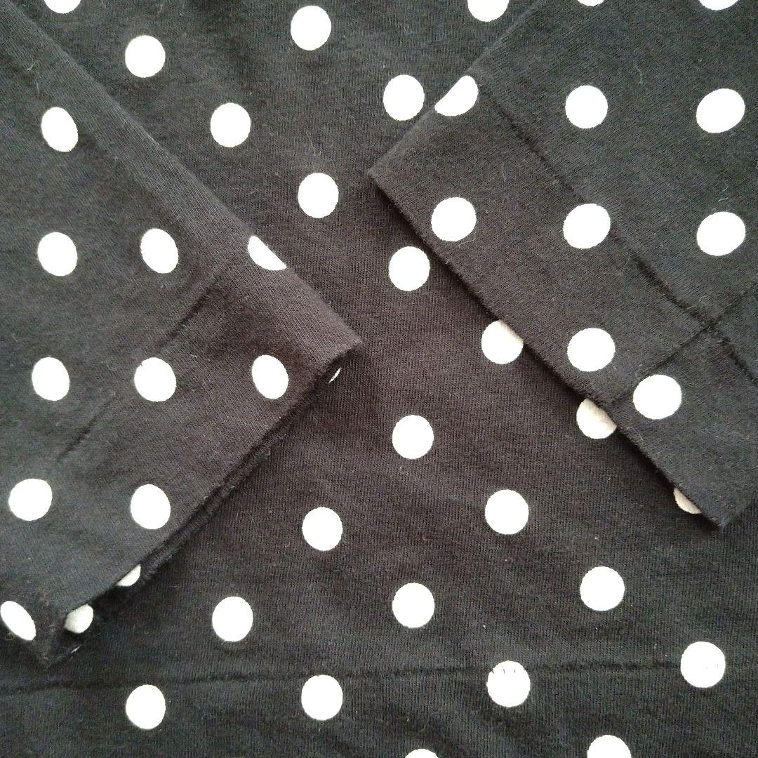 プレイコムデギャルソン　レディース　ドット　水玉　長袖Tシャツ