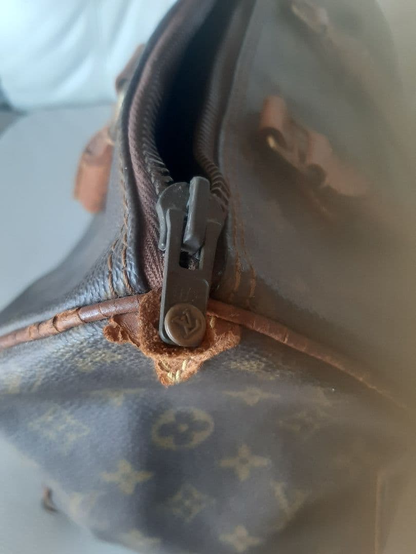 難あり　Louis Vuitton ボストンバッグ ダークブラウン　ルイヴィトン