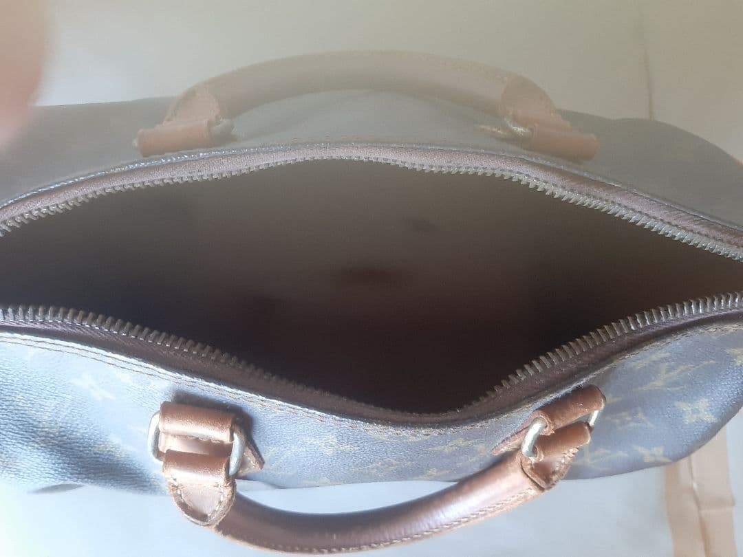 難あり　Louis Vuitton ボストンバッグ ダークブラウン　ルイヴィトン