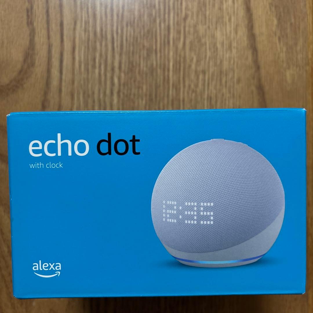 Echo Dot with Clock (第5世代)時計付き 白