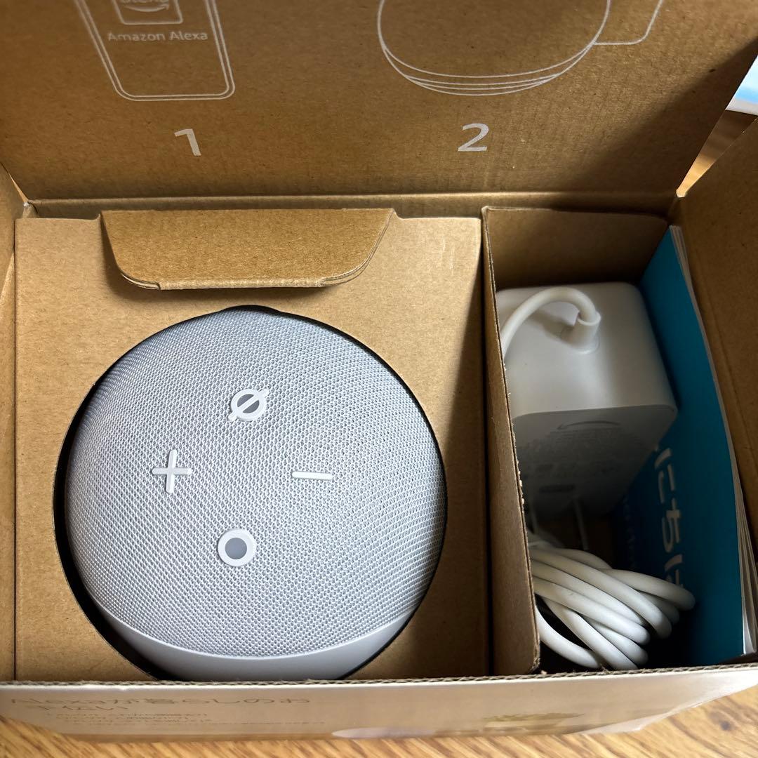 Echo Dot with Clock (第5世代)時計付き 白