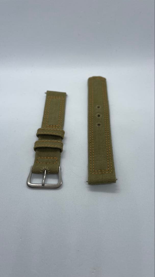 【新品】STONEWALL Vintage キャンバス 時計バンド 18mm