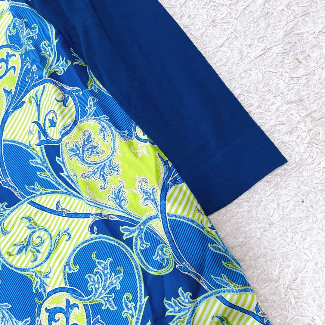 新品未使用　ダーマコレクション　シルクペイズリー柄　チュニックワンピース