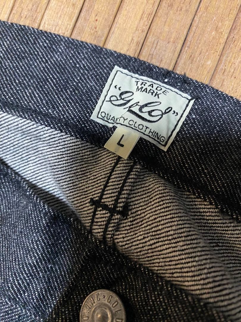 GOLD ゴールド 東洋エンタープライズ 14oz. ブラック ワイドデニム