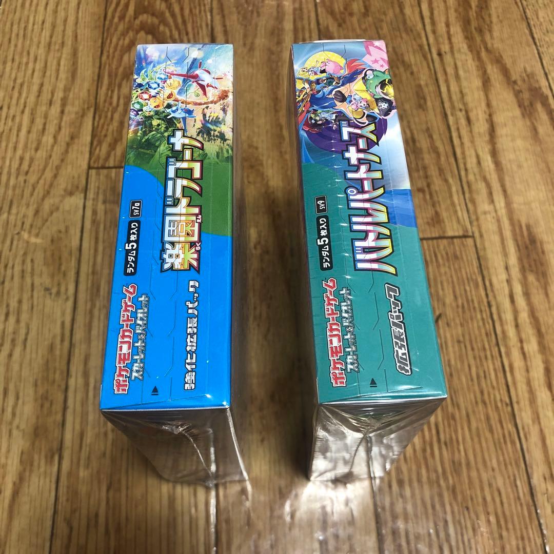 ポケカ　楽園ドラゴーナ　バトルパートナーズ　シュリンク付き　各1box
