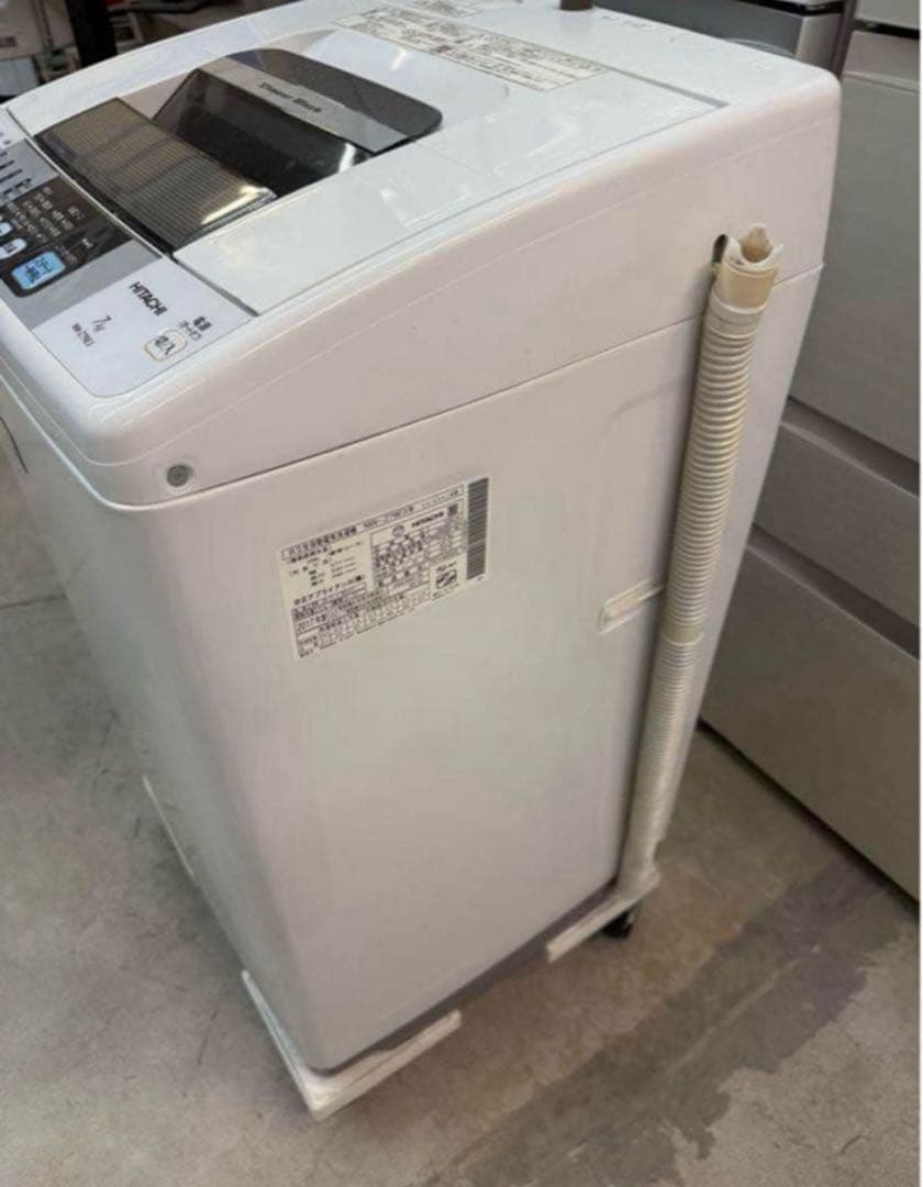 2017年式 7kg 白い約束 HITACHI洗濯機 NW-Z79E3