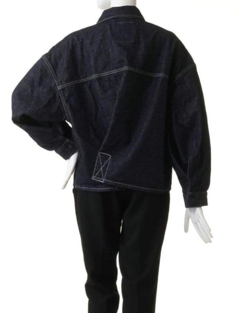 スタニングルアー　オーバースリーブクロスデニムジャケット　KURO iro