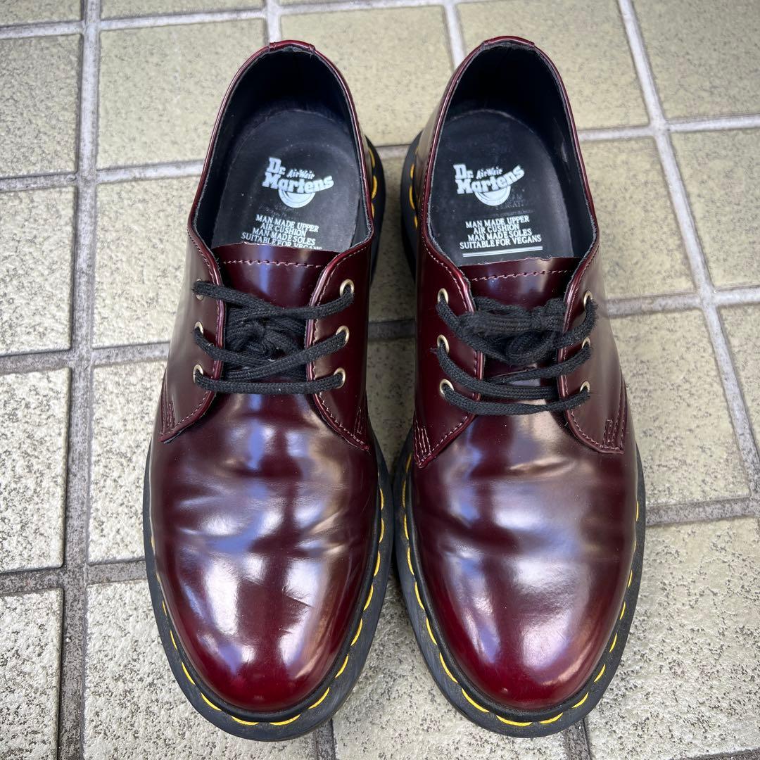 Dr. Martens バーガンディ レザー シューズ